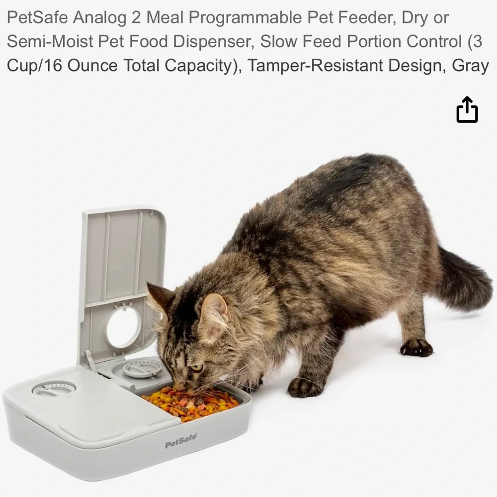 NIB Petsafe Automatic 2 meal pet feeder